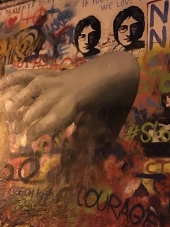 John Lennon wall.