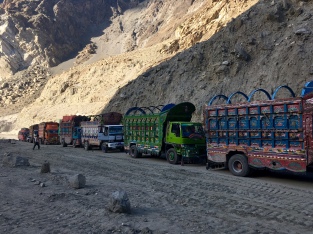 Pakistaanse vrachtwagens.