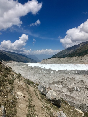 Nanga Parbat glacier.