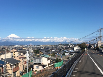 Op weg richting Mt. Fuji.